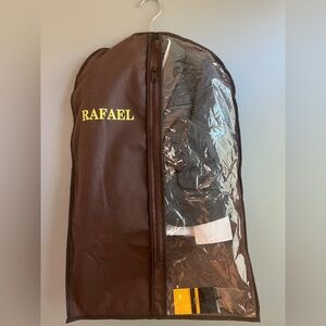 Toddler Suit.  Rafael 5 piece suit Size 3T. NWT. Coat, vest, pants, shirt & tie.